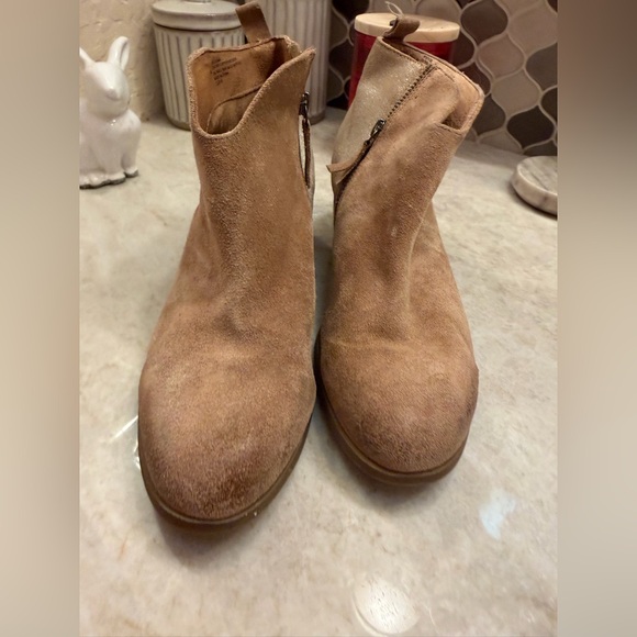 Sofft beige leather booties Sz 9 - Picture 9 of 16